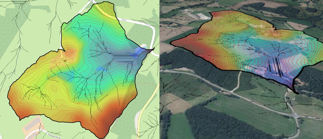 étude de bassin versant, débits types